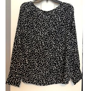 Express star pattern blouse
